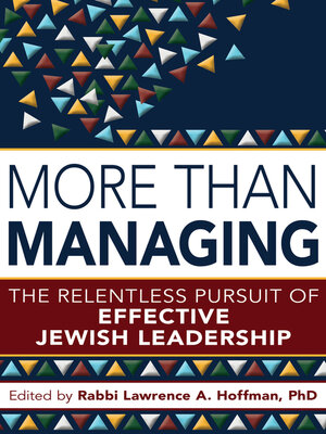cover image of More Than Managing